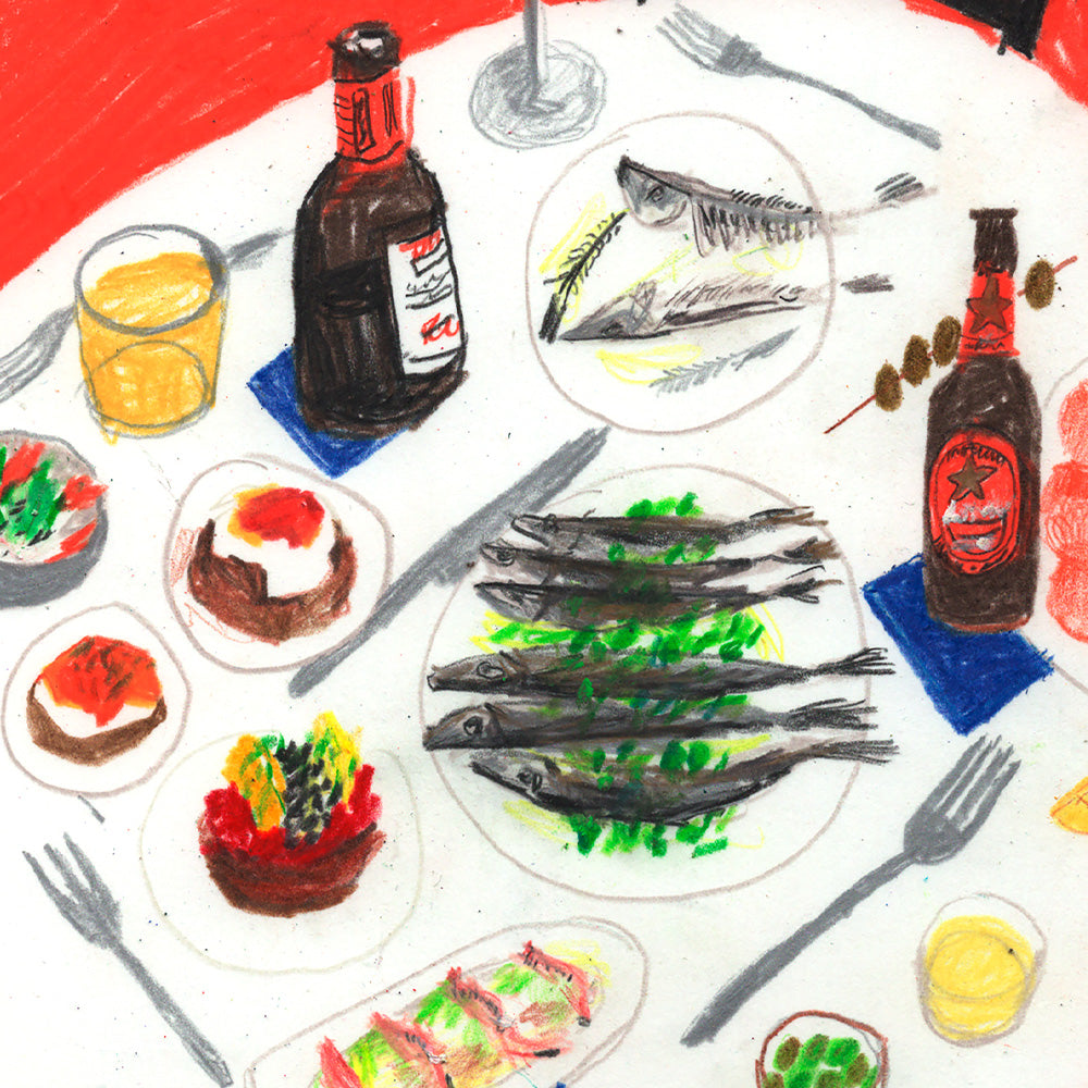 Cette impression giclée de janvier