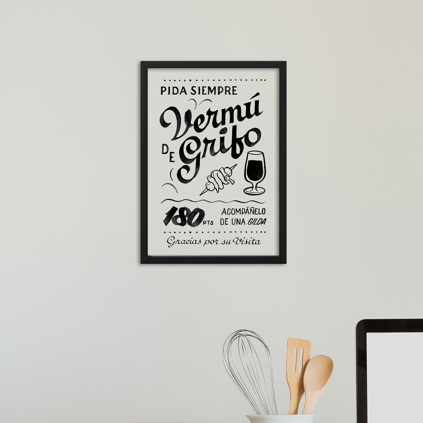 Vermú de Grifo BN Impresión Giclée