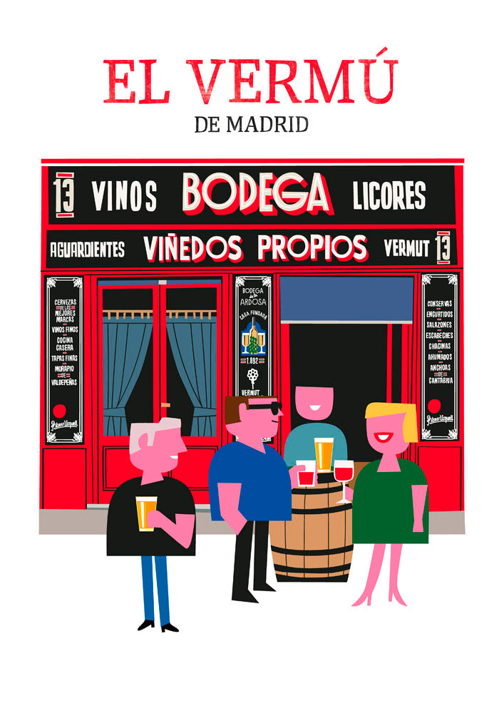 Vermu Letras Impresión Giclée