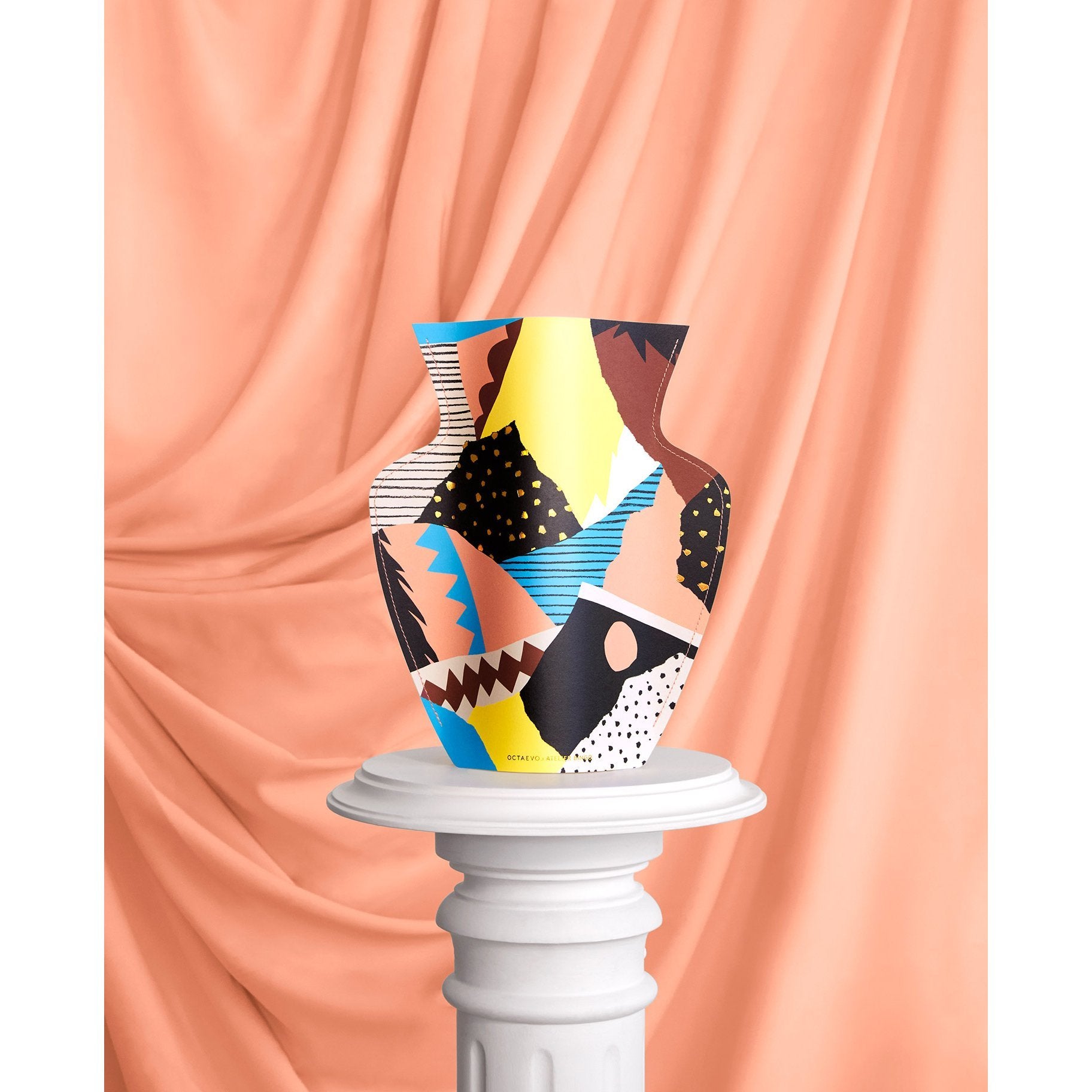 Mini vase en papier Vesuvio
