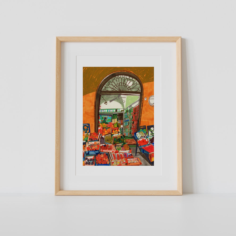 Via Drapperie, Bologna Impression Giclée A5