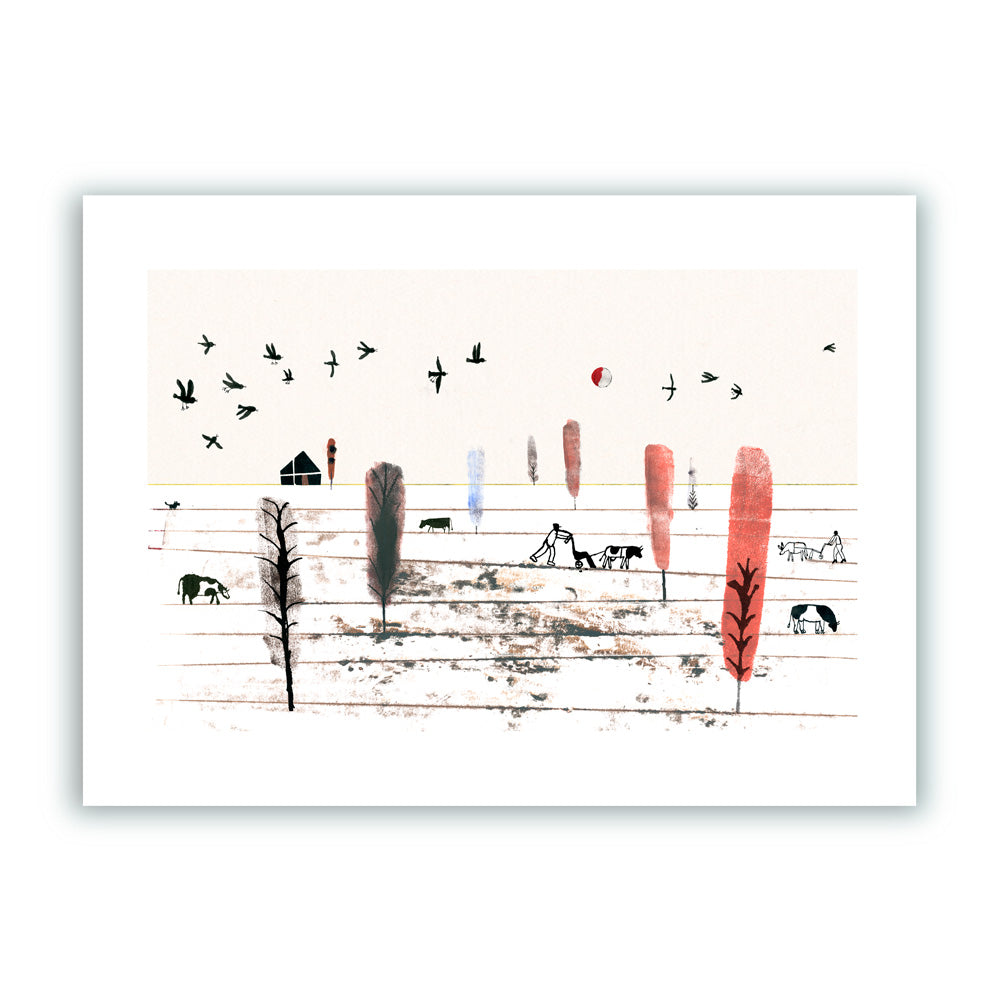 Vivir el Campo Impresión Giclée