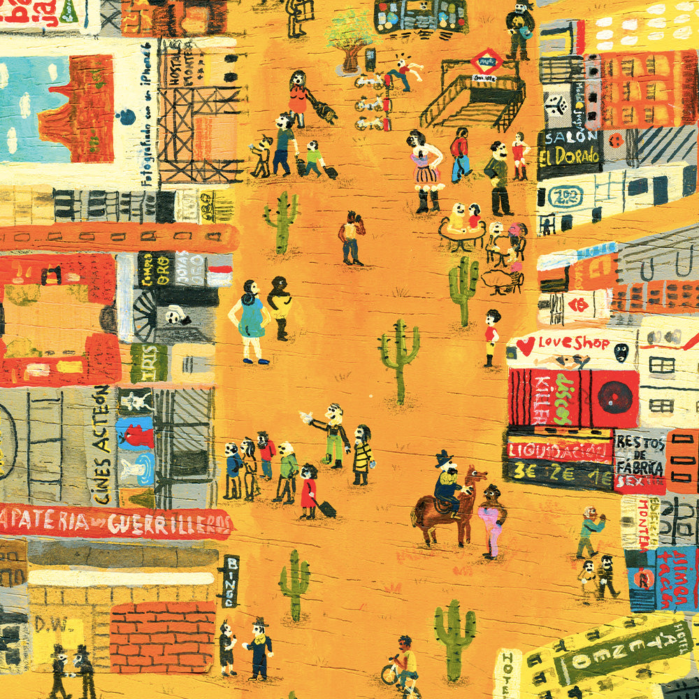 Far West Montera Impresión Giclée