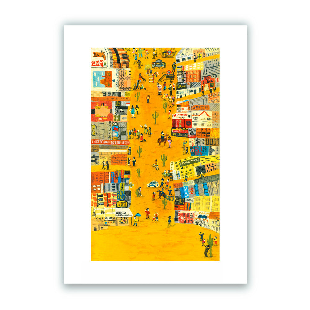 Far West Montera Impresión Giclée