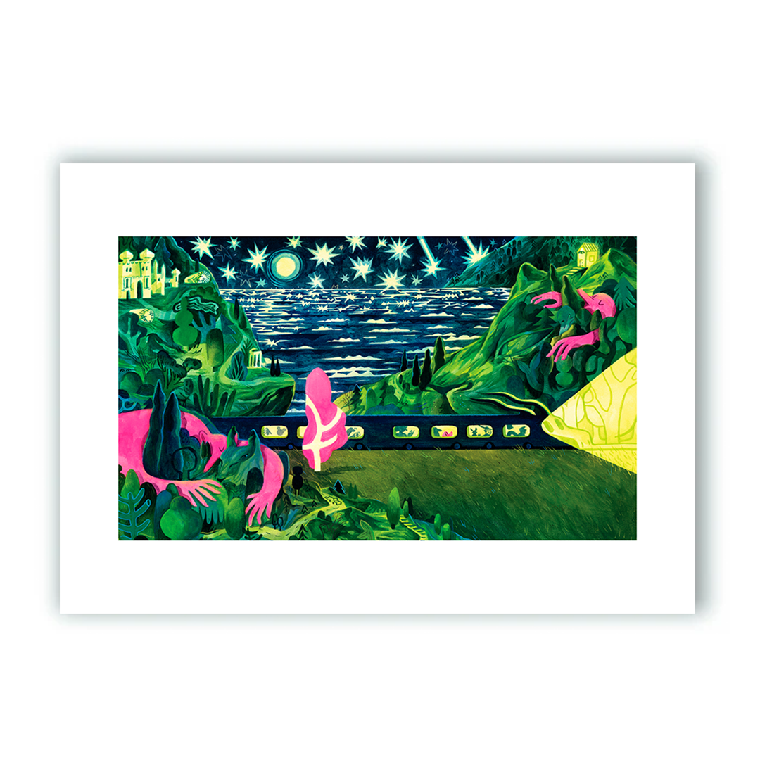 Where the Journey Leads Impression Giclée