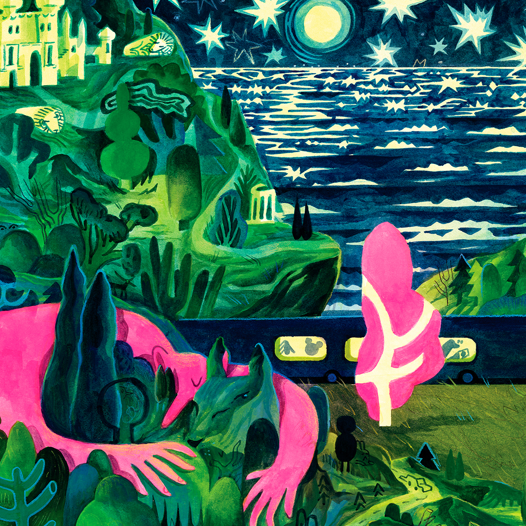 Where the Journey Leads Impression Giclée