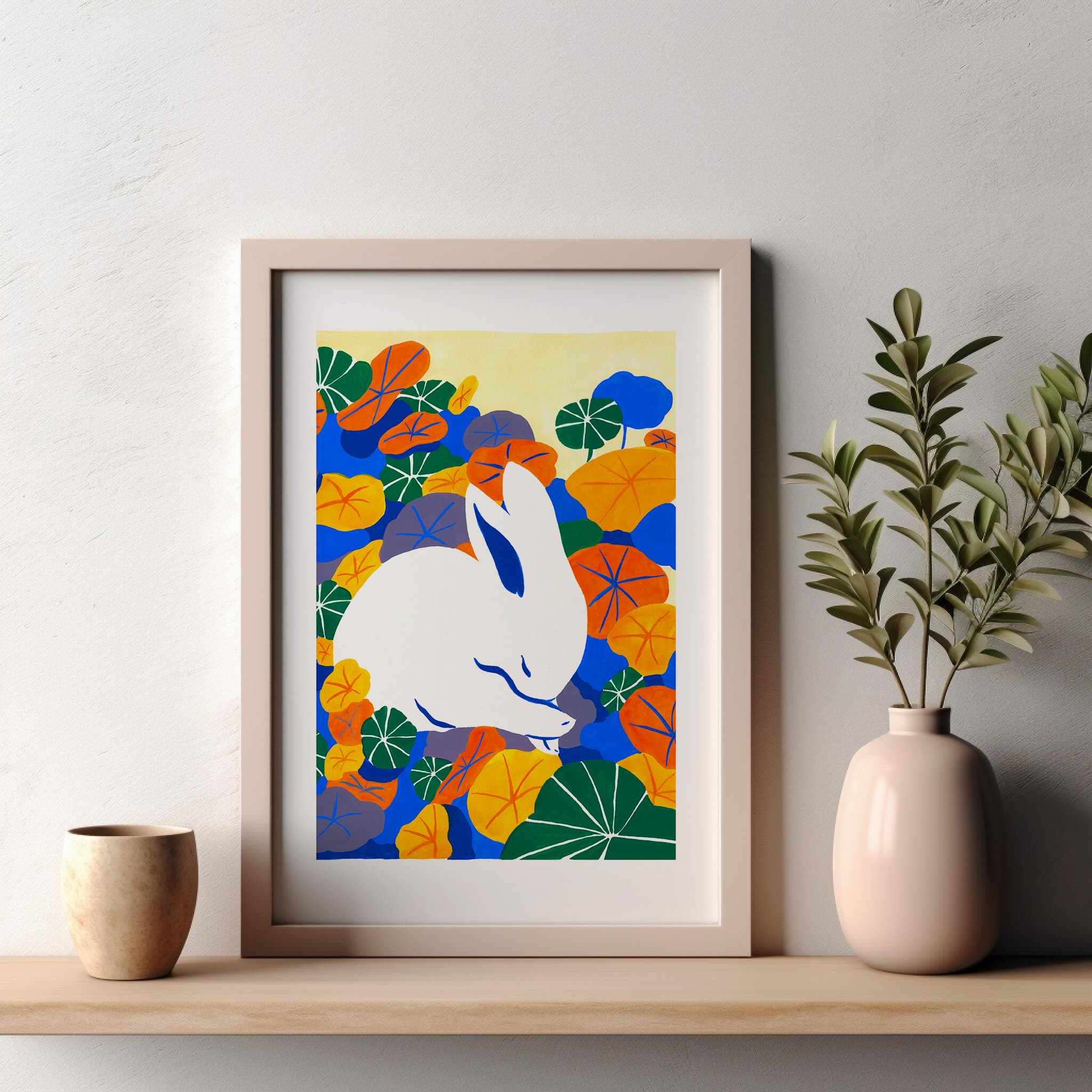 White Giclée Print