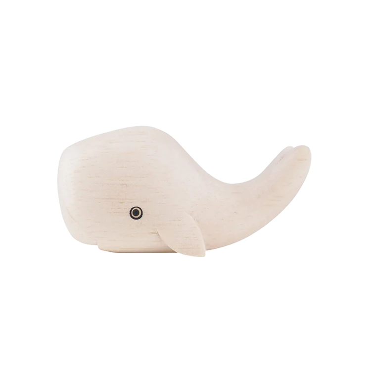 Pole Pole Wooden Animal White Whale