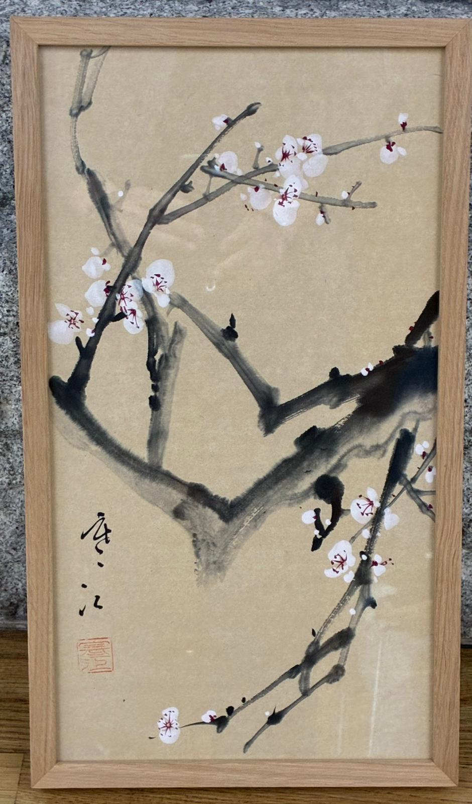 Río frío - Flor de ciruelo