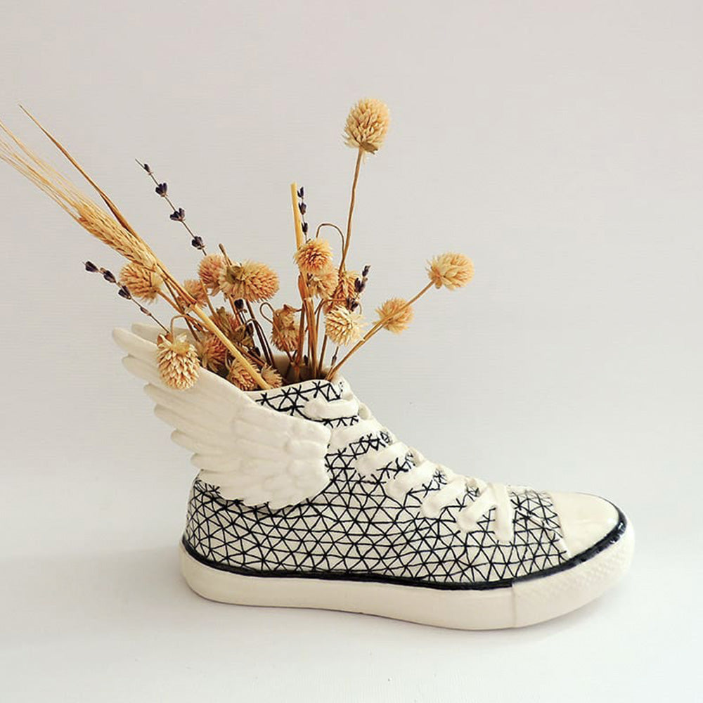 Hermes Black and White Sneaker