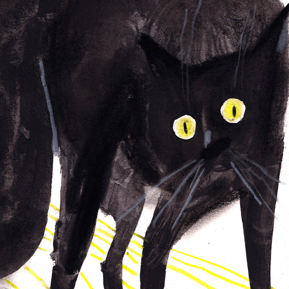 Black Cat Impresión Giclée