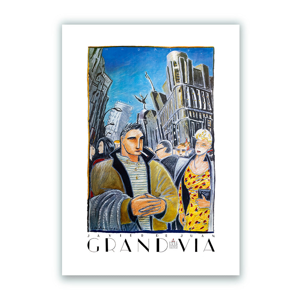 Cartel Grand Vía Impresión Giclée