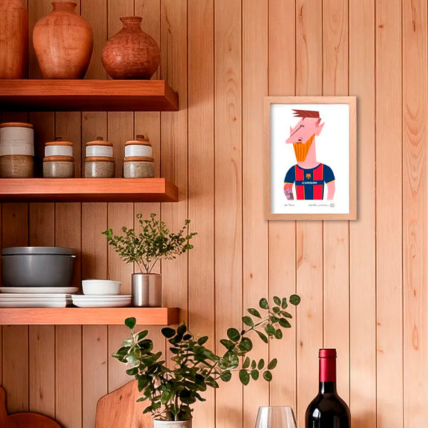 Messi Barcelona Giclée Print