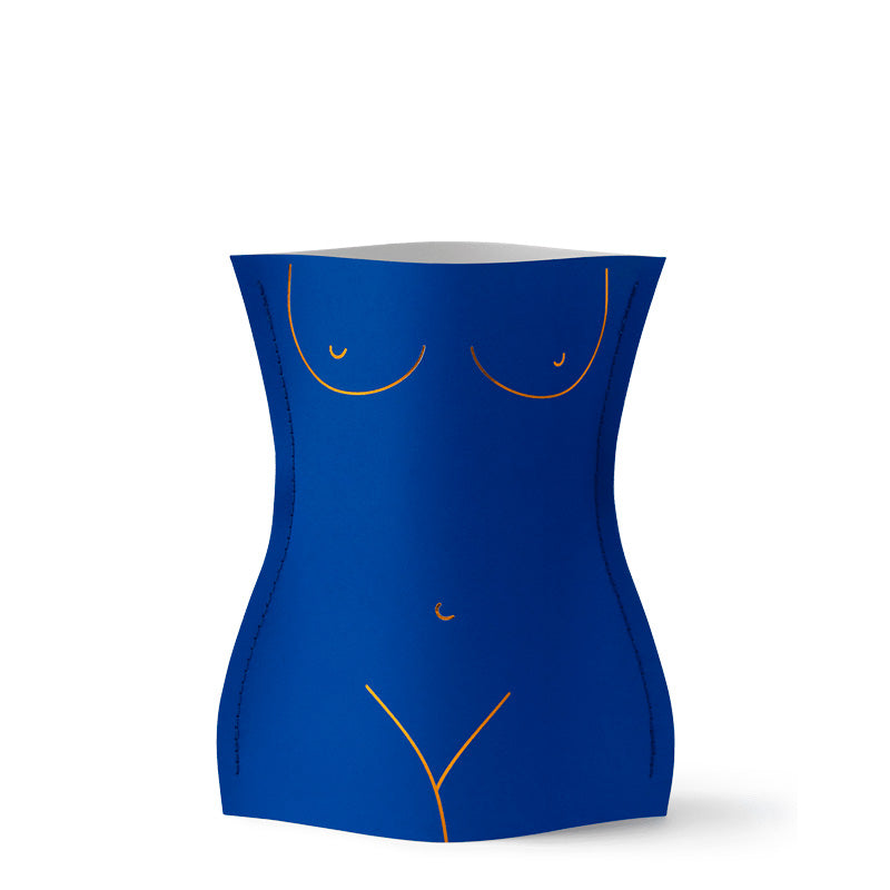 Blue Venus Mini Paper Vase