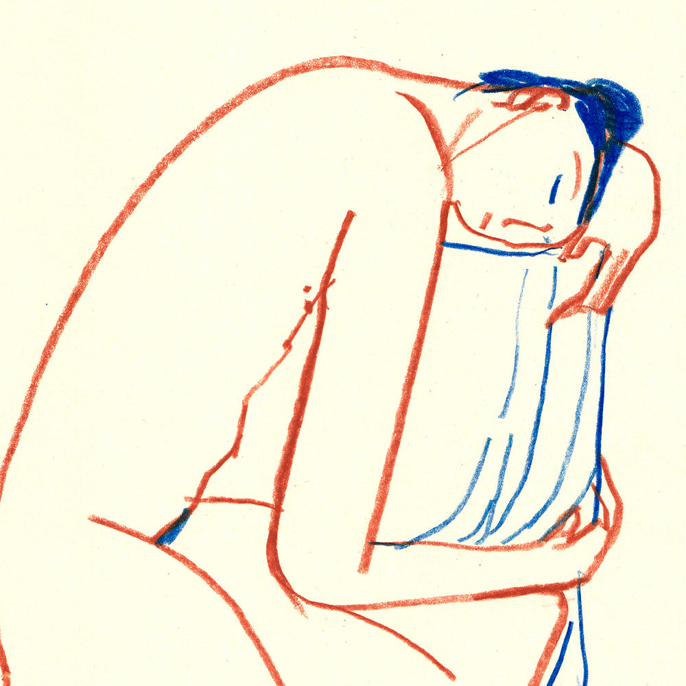 Model in Japanese style Tirage Giclée