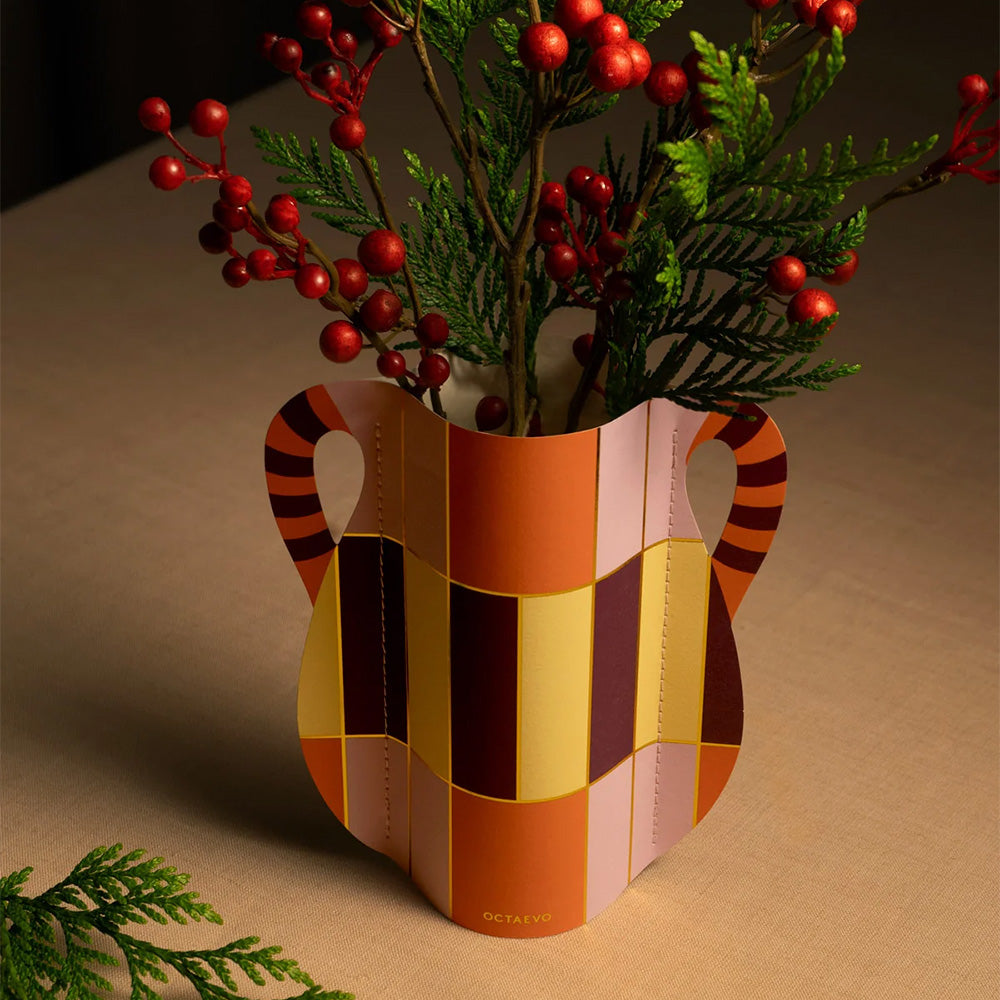 Mini Vase en Papier Patio