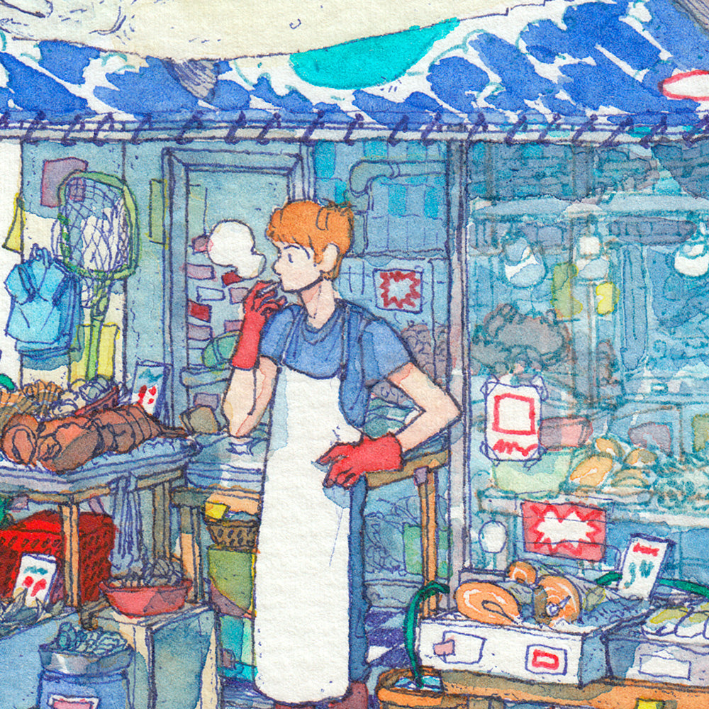 Smoked Fish Giclée Print