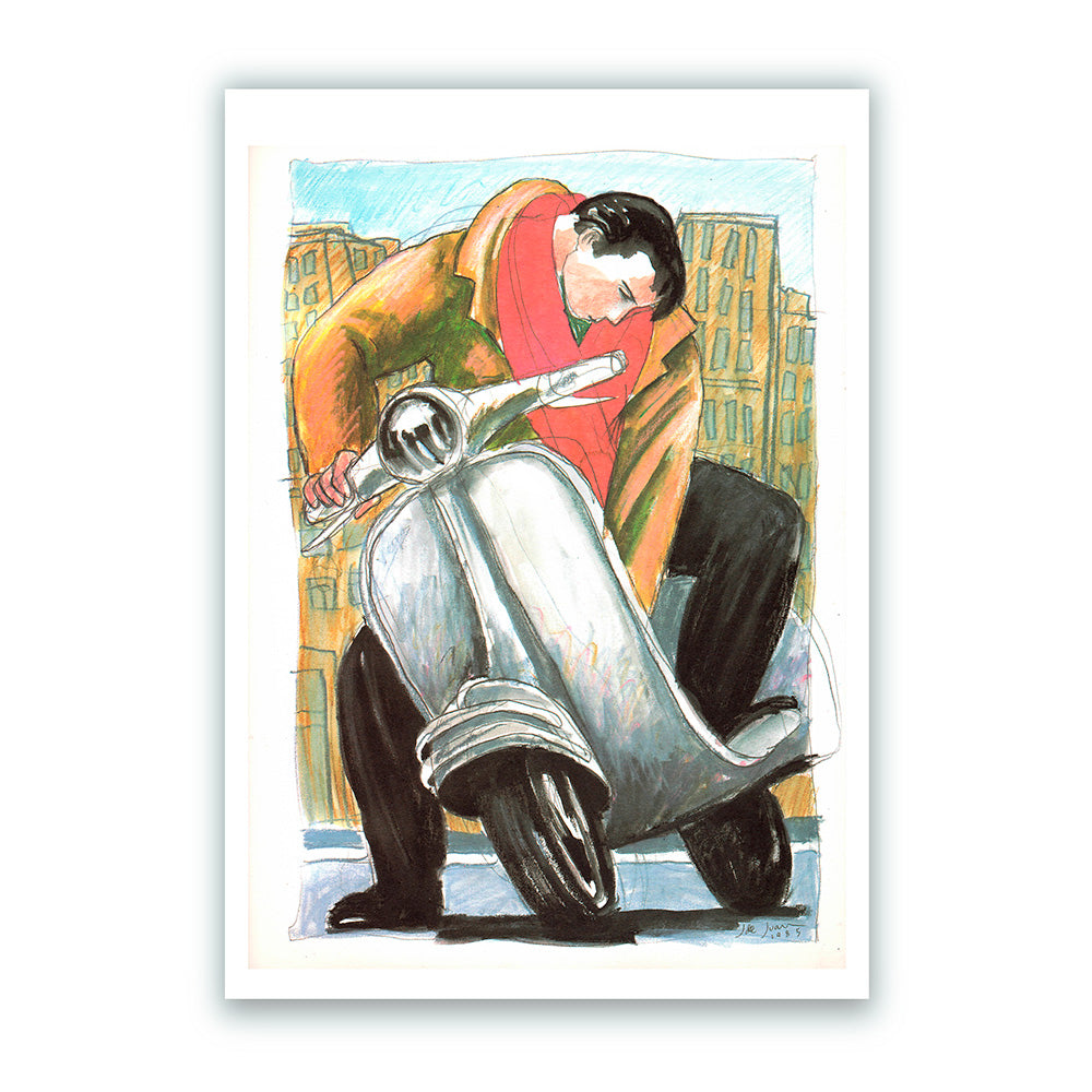 Vespa Impresión Giclée