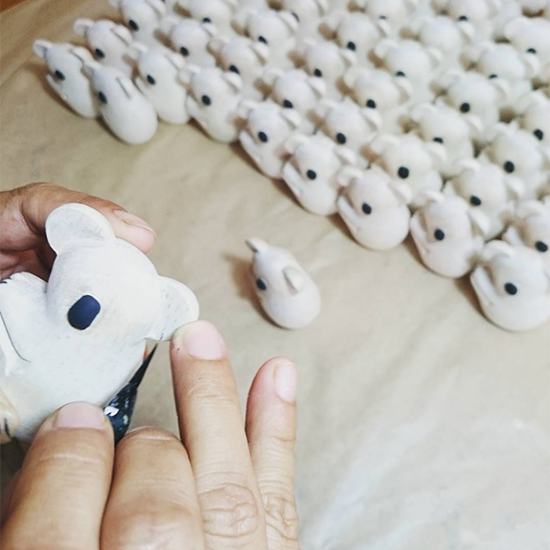 Pole Pole Wooden Animal Dolphin