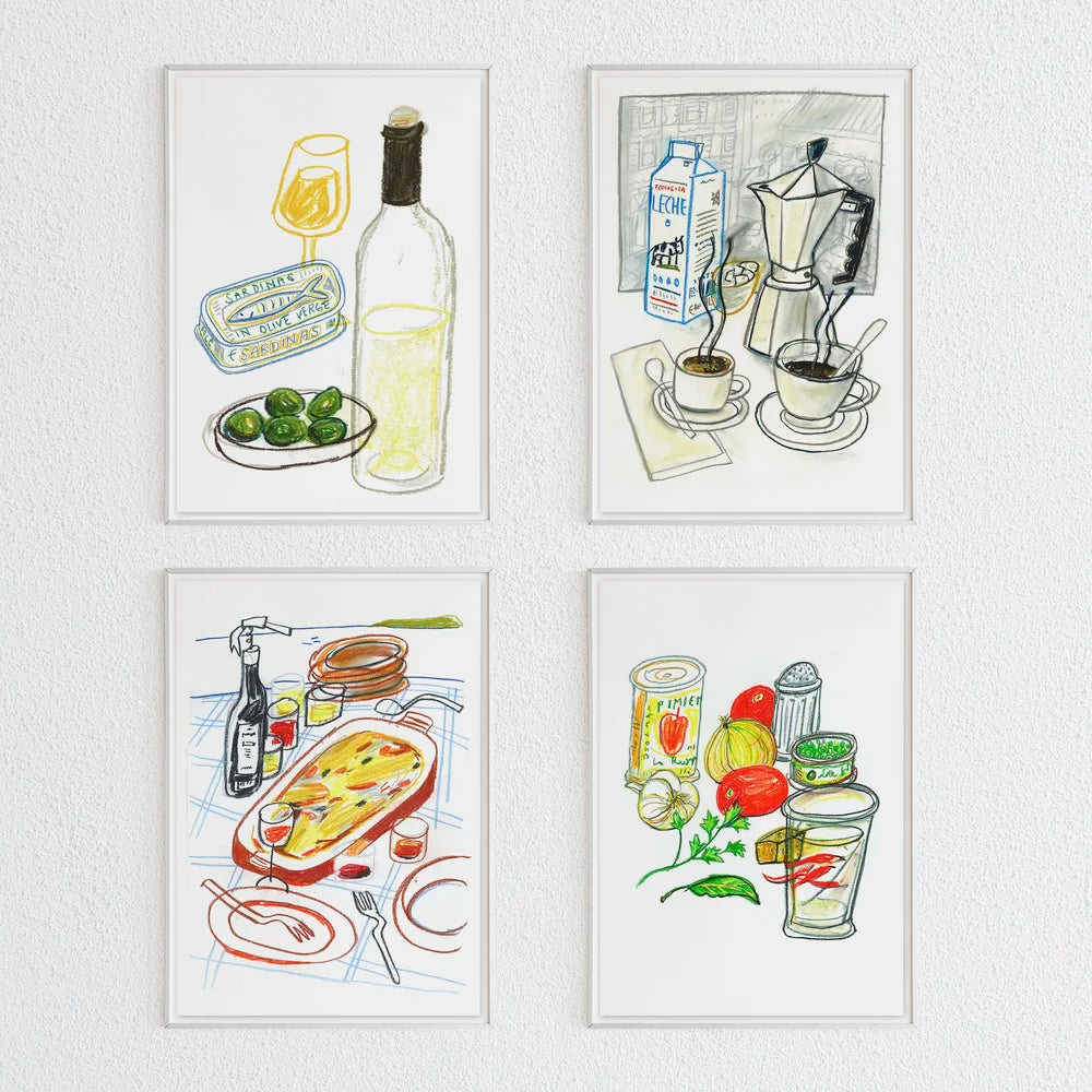 Café para dos Impresión Fine Art