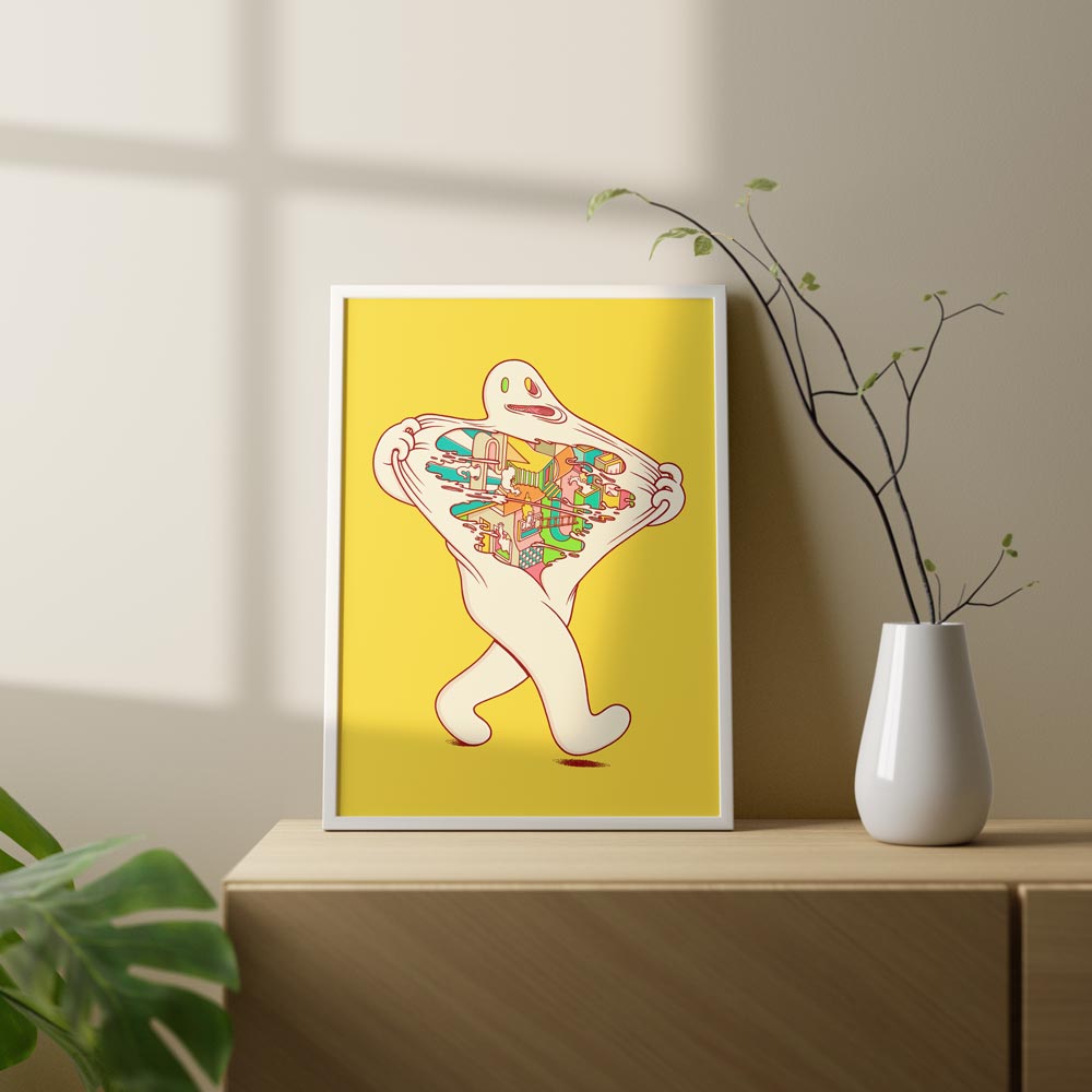 3D Giclée Print A3