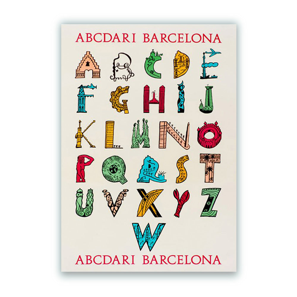 ABCDari Barcelona Four-Color Couché Print 50x70