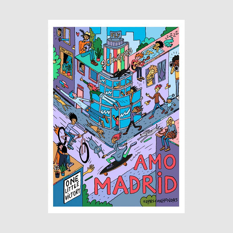 Amo Madrid 3 Impresión Digital A3