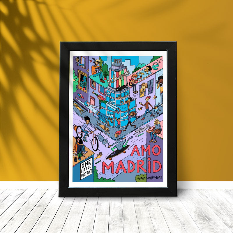 Amo Madrid 3 A4 Digital Print
