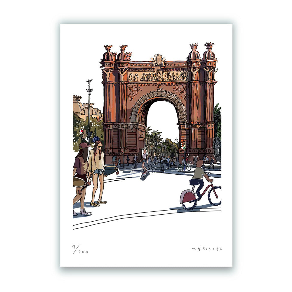 Arco del Triunfo Impression Giclée 30x40
