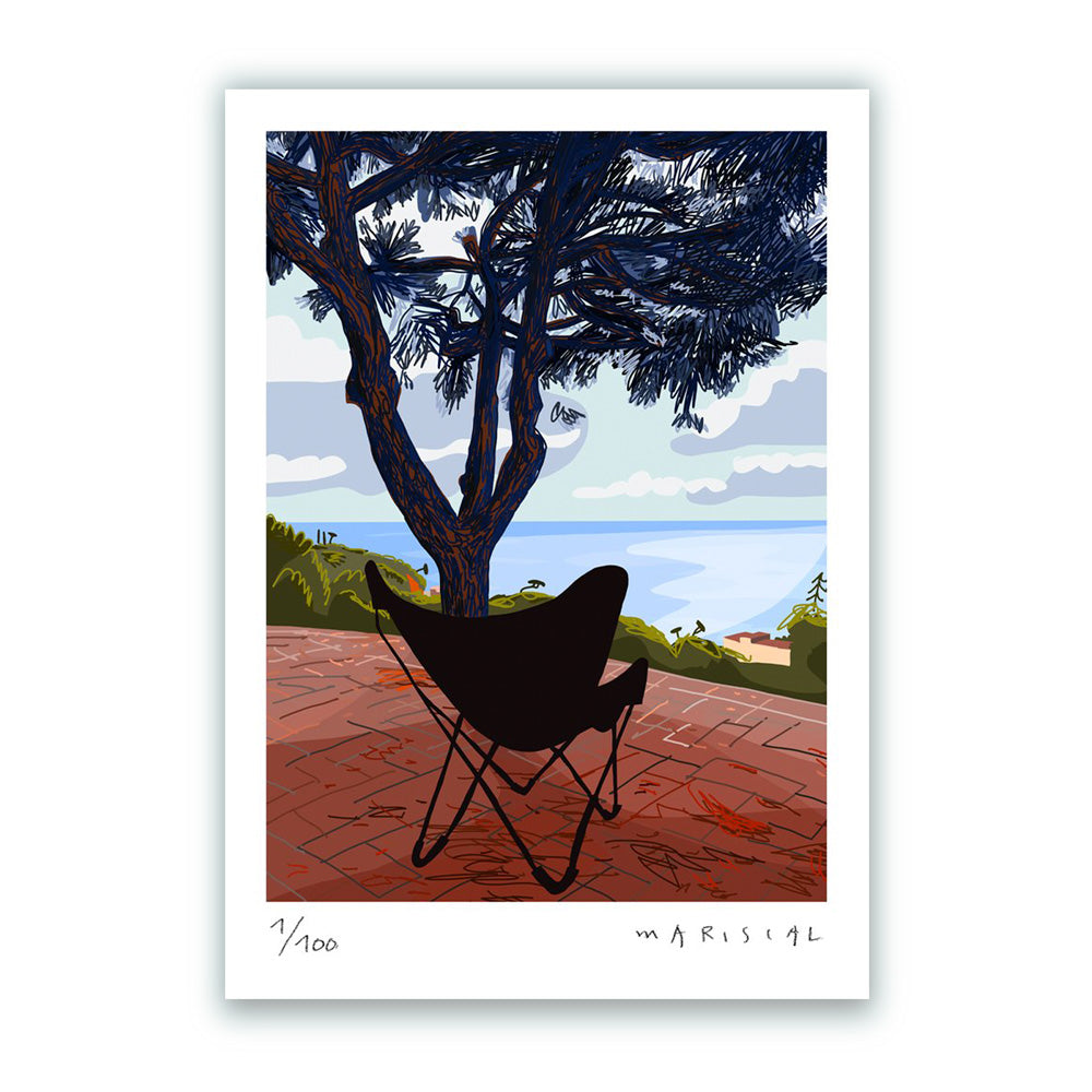 Sunset in the Maresme Fine Art Print 50x70
