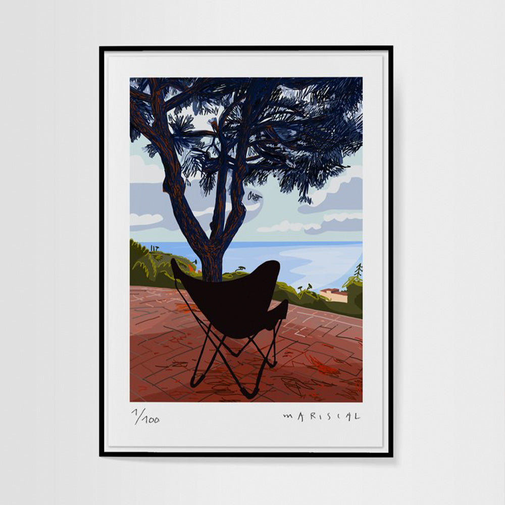 Sunset in the Maresme Fine Art Print 50x70
