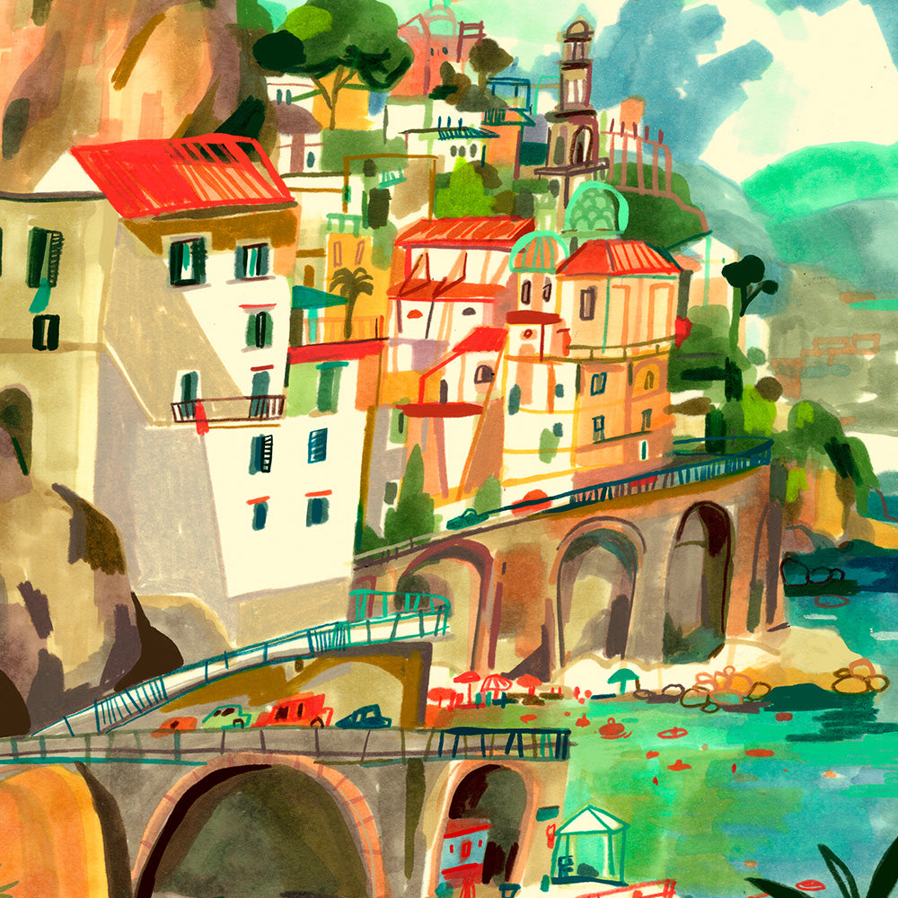 Atrani Impresión Giclée