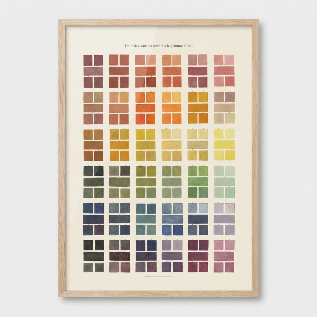 Watercolor Swatches Giclée Print