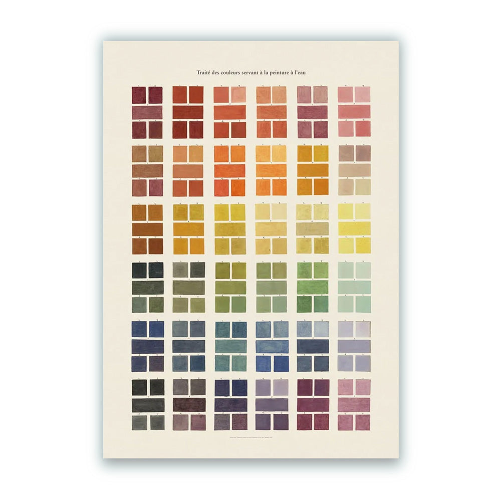 Watercolor Swatches Giclée Print