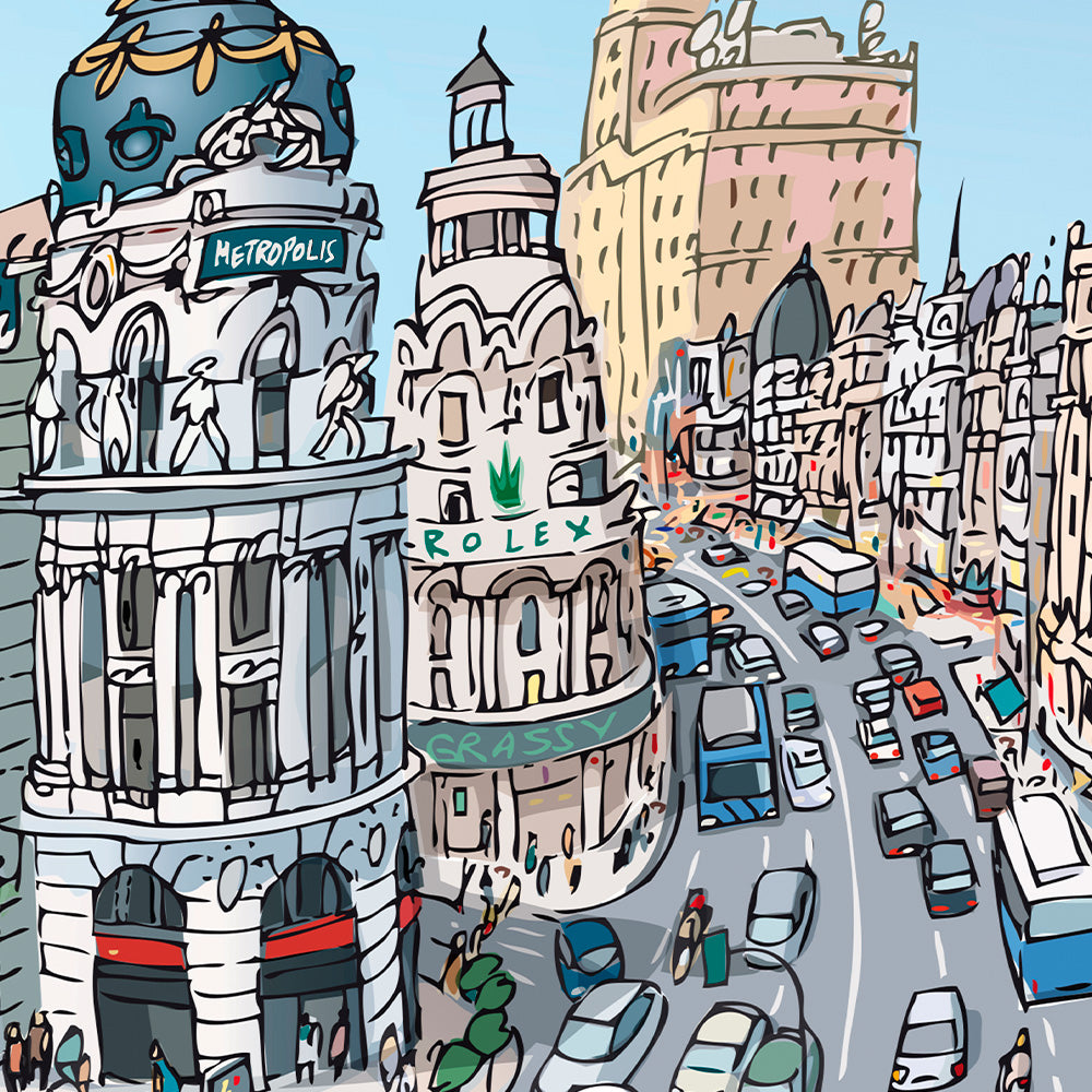 Alcalá - Gran Vía Impression Giclée