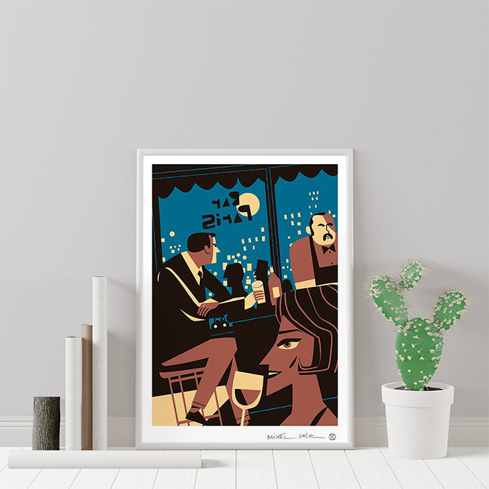 Bar Paris Giclée Print A3