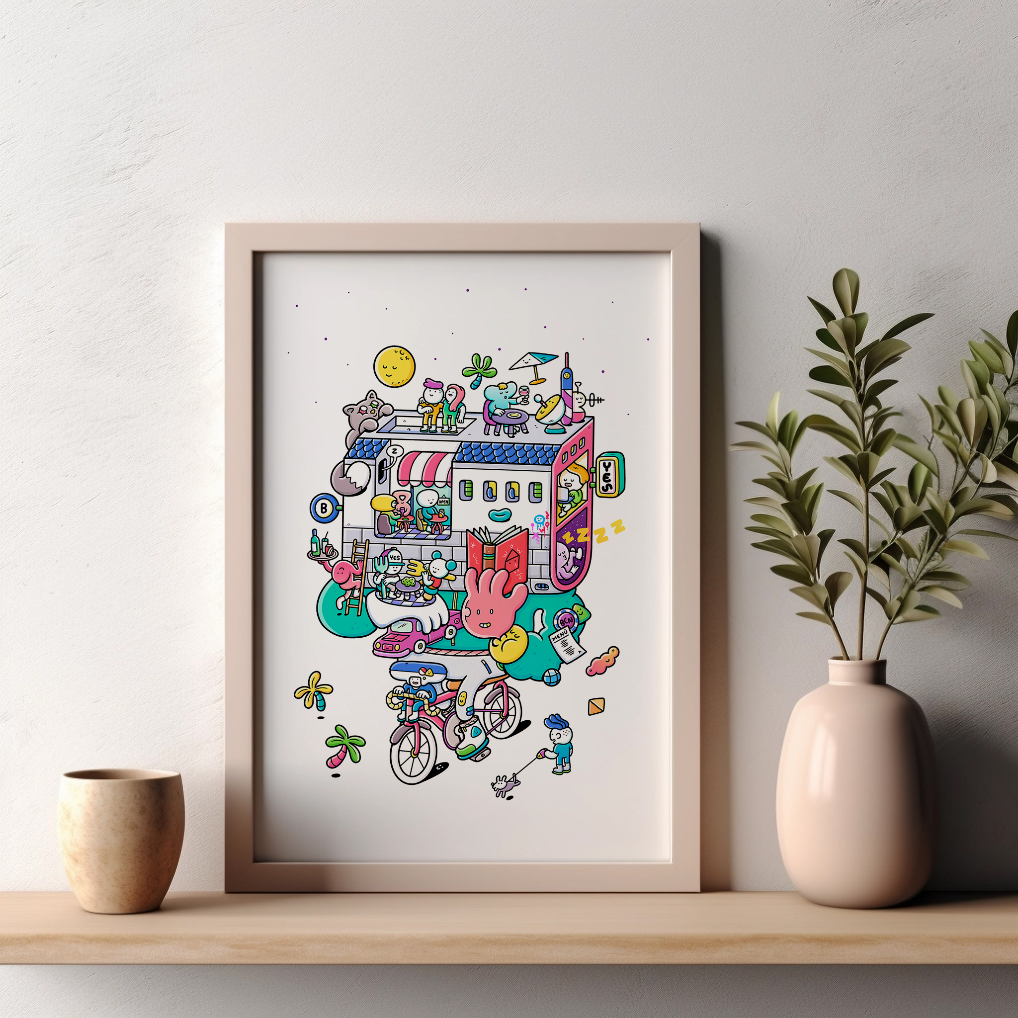 Bici Impresión Giclée