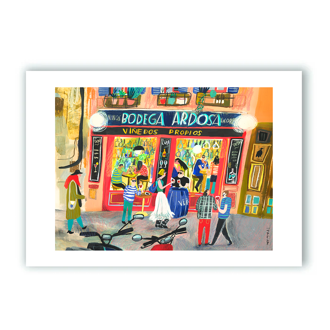 Bodega de la Ardosa Horizontal Impression Giclée