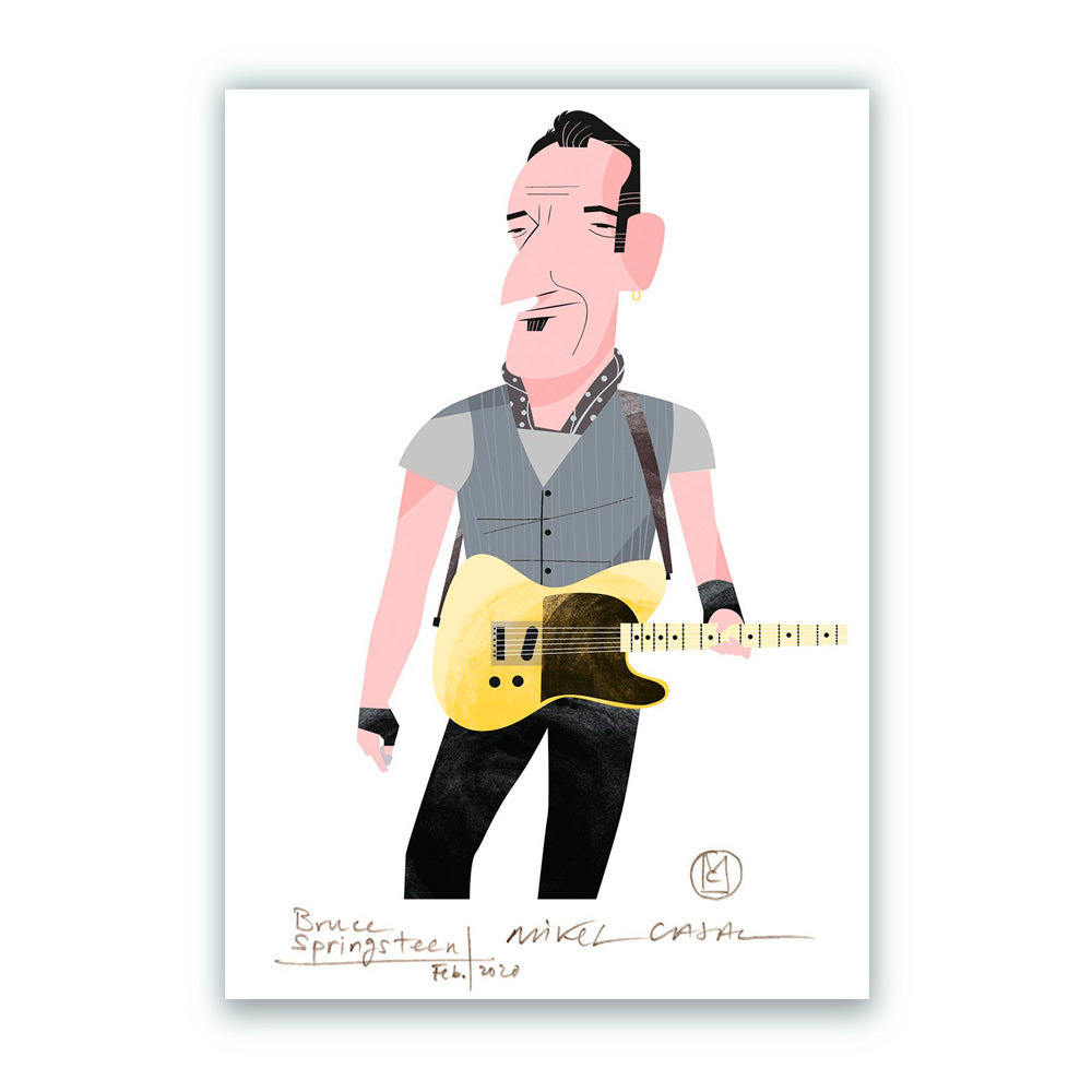 Bruce Springsteen Impression Giclée A5