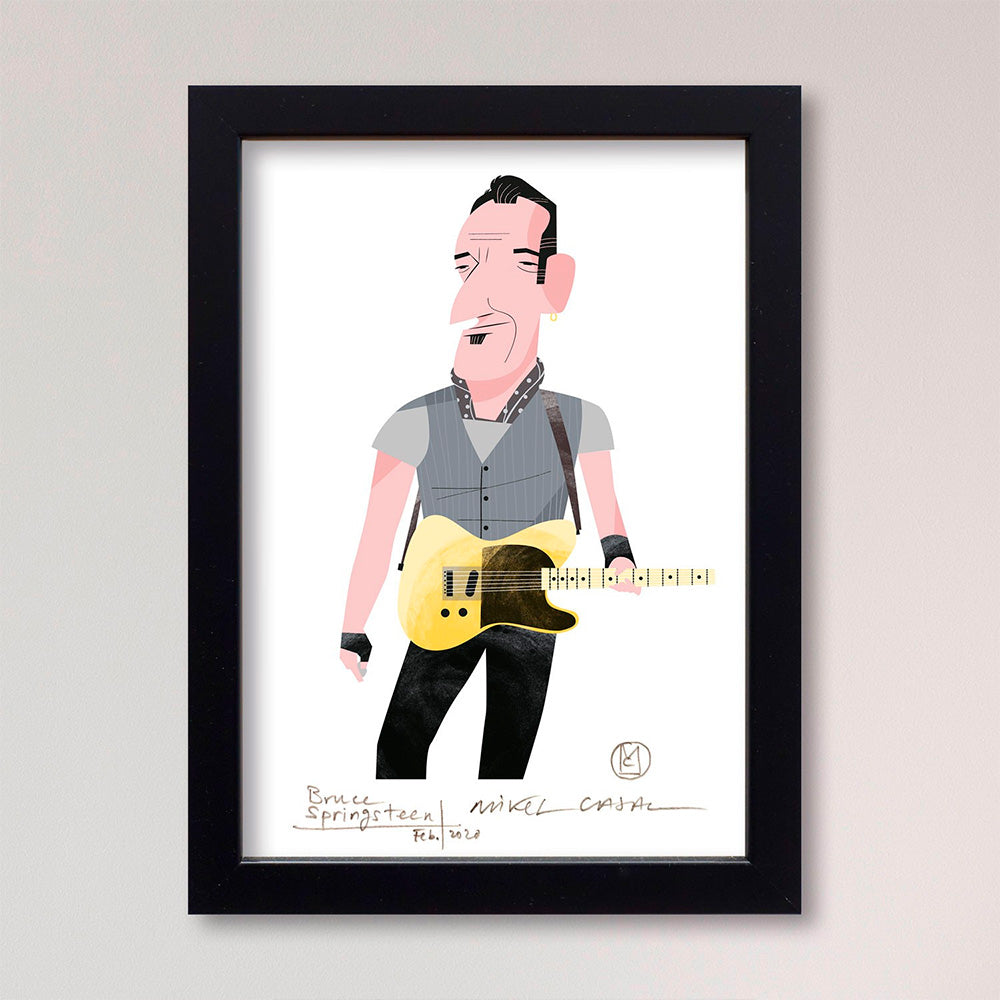 Bruce Springsteen Giclée Print A5