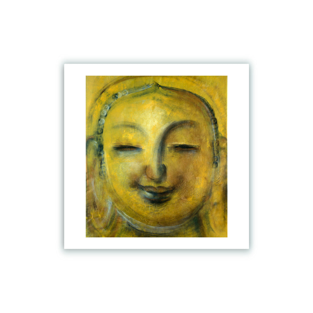 Bouddha Jaune Giclée Print 22x22