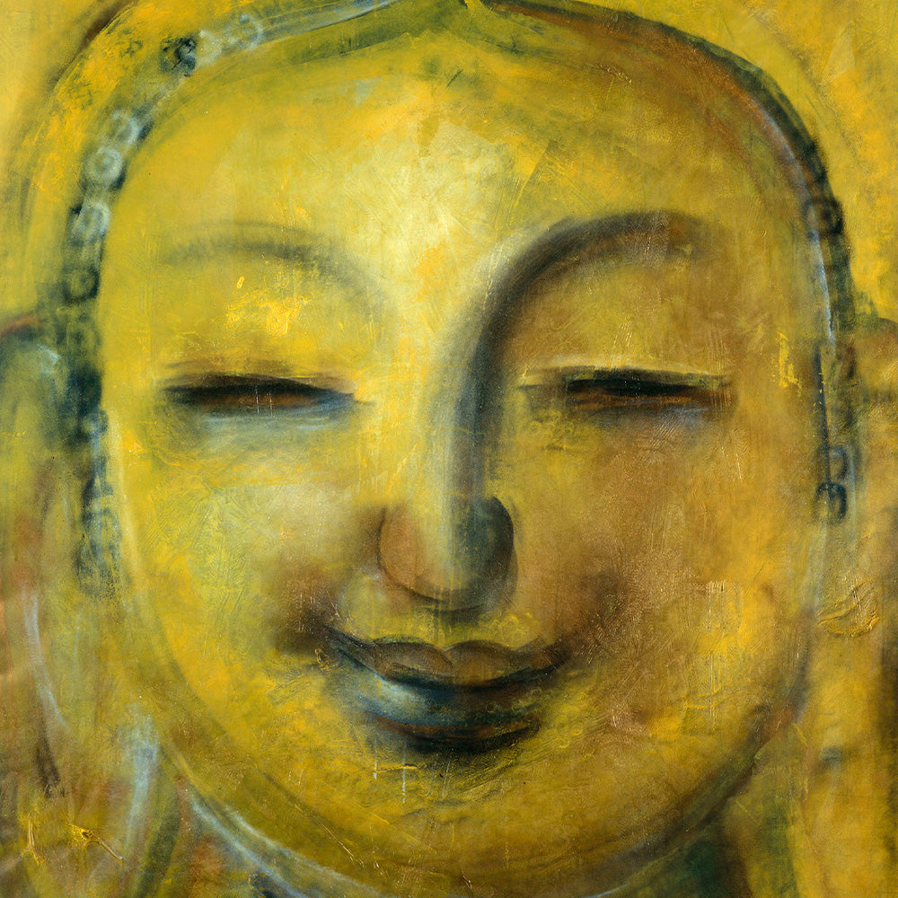 Bouddha Jaune Giclée Print 22x22