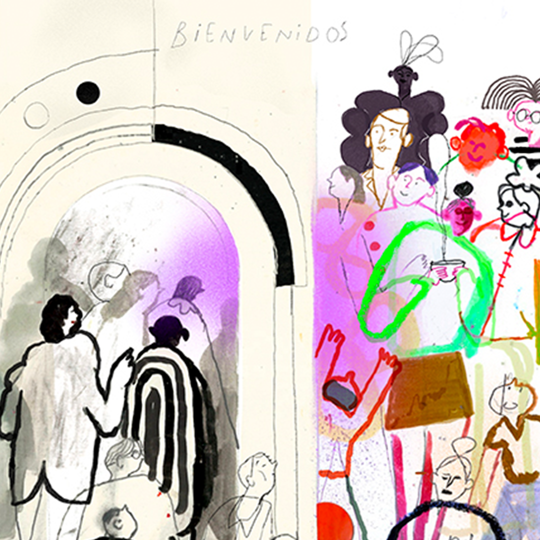  Bienvenidos Giclée Print