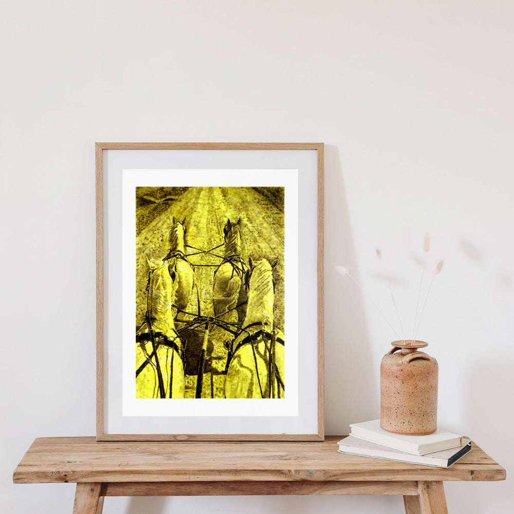 Caballos Impresión Giclée A3