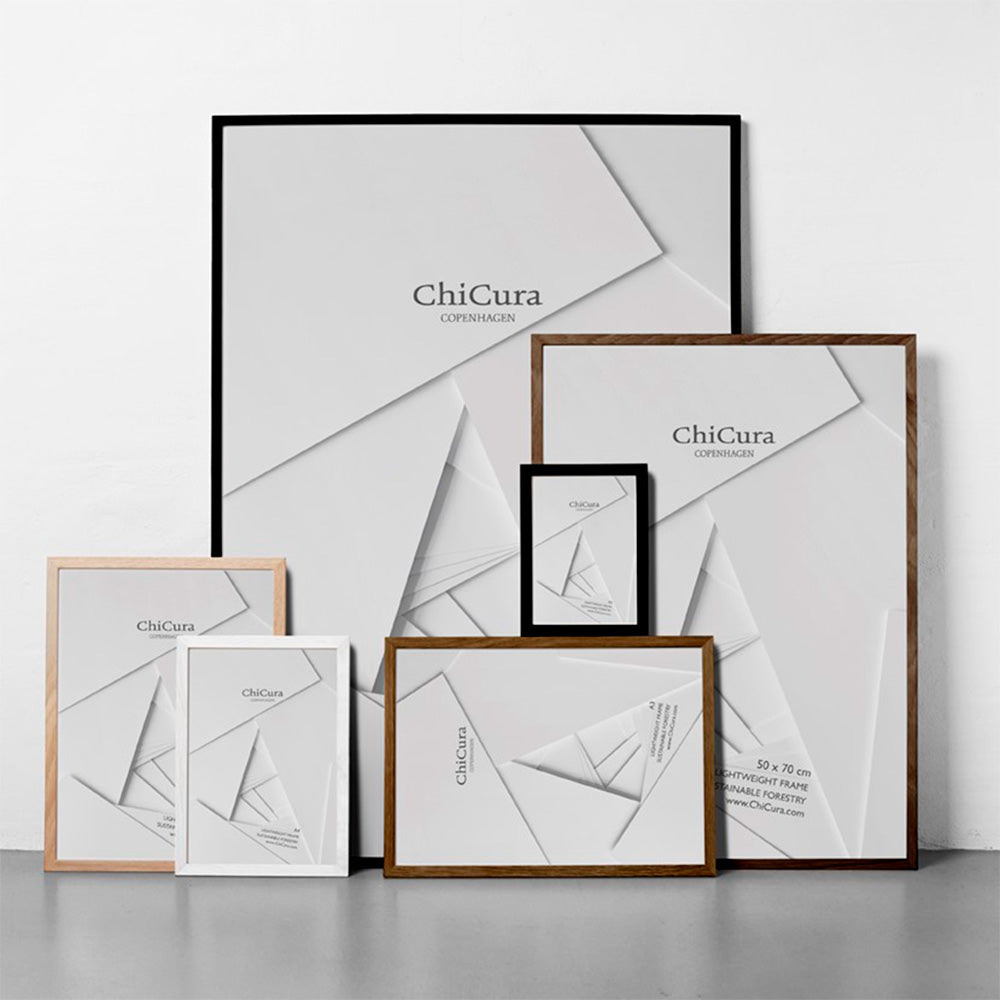 Marco de Madera A2 Negro - Acrílico Antirreflejos Premium