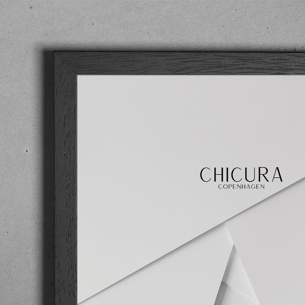 Marco de Madera A4 Negro - Acrílico Antirreflejos Premium