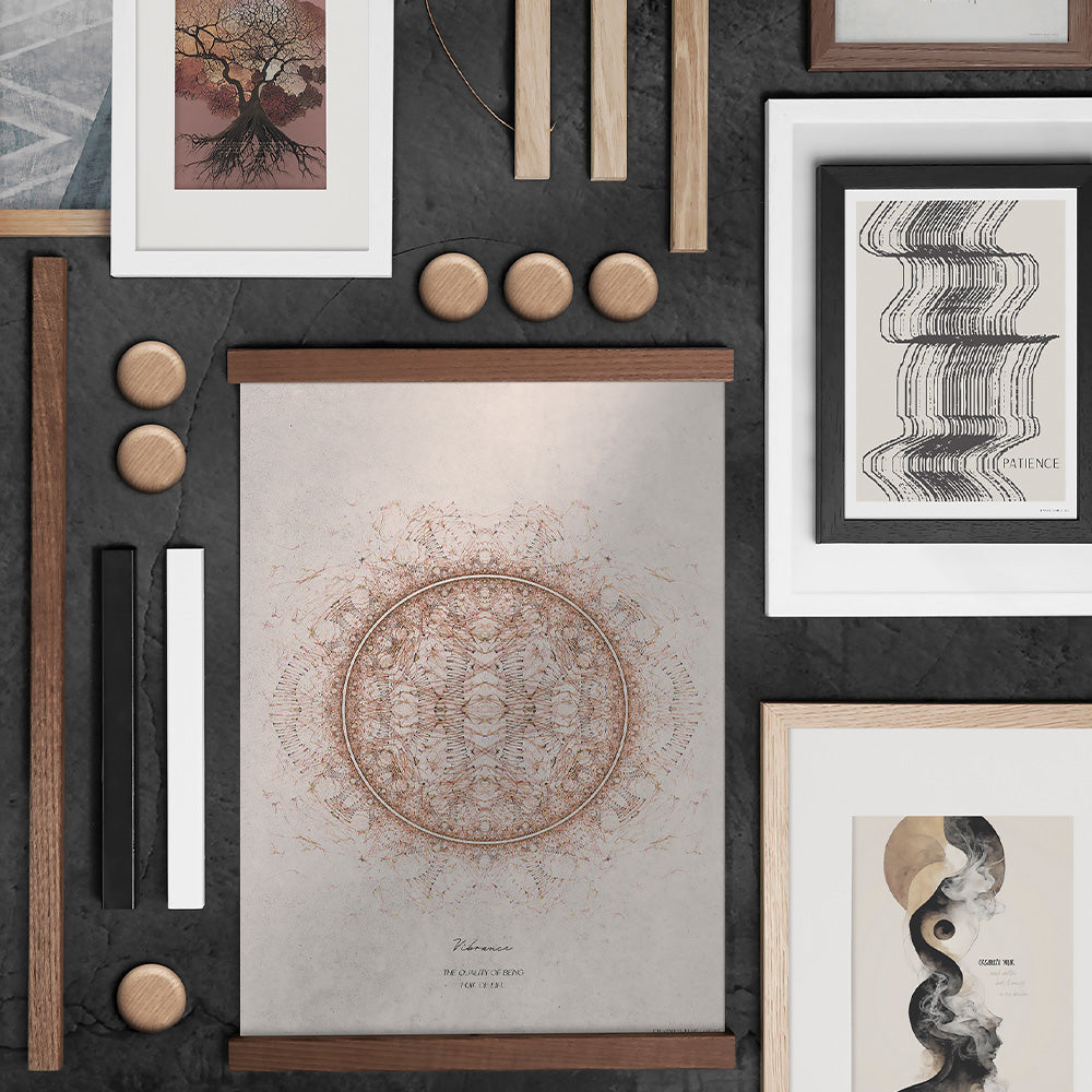 Wooden Frame A2 Black - Anti-Reflective Acrylic