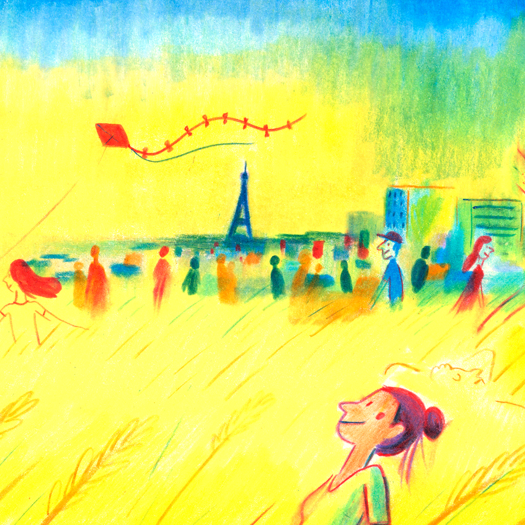 Champs de Blé Impresión Giclée
