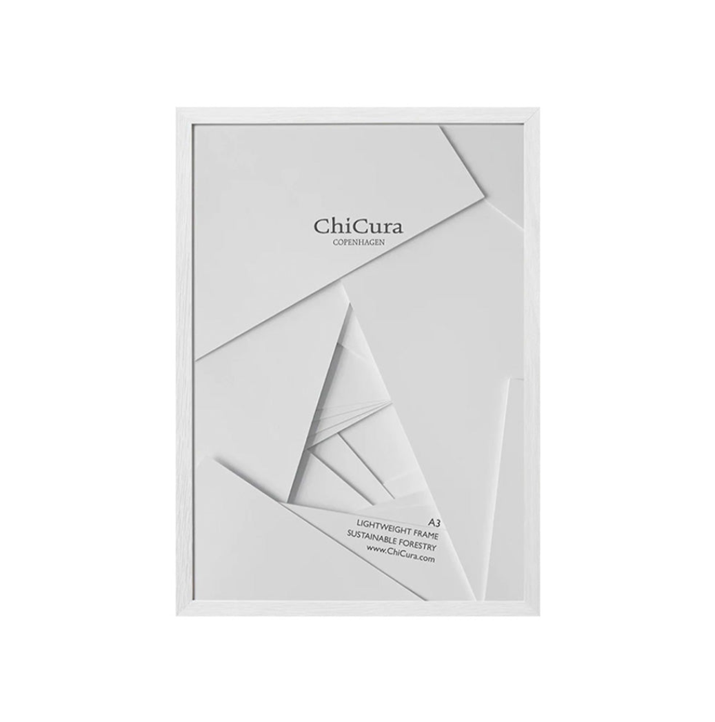 Marco de Madera A3 Blanco - Acrílico Antirreflejos Premium