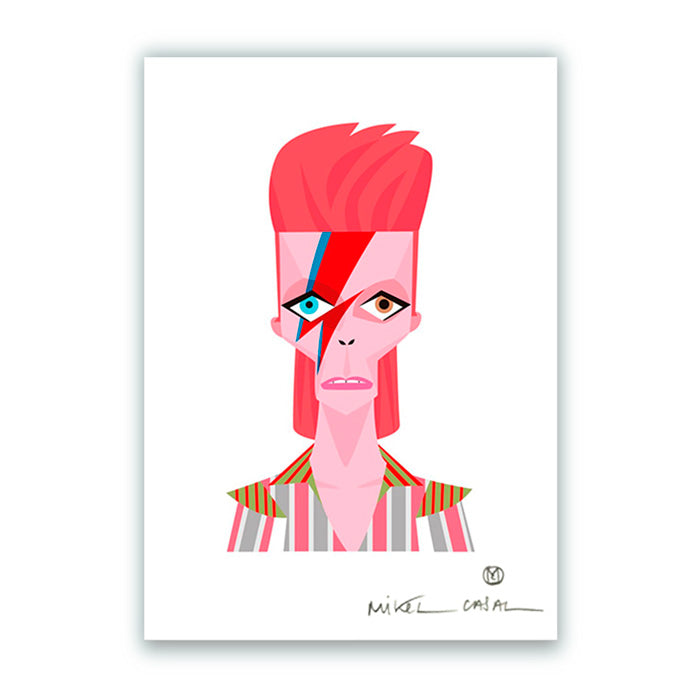 David Bowie Impression Giclée A5